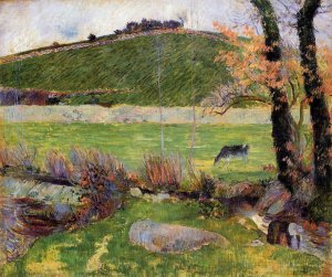 A Meadow on the Banks of the Aven by Oil Painting Reproduction