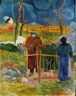 Bonjour Monsieur Gauguin by Oil Painting Reproduction