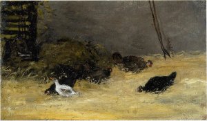 Chicken Coup by Oil Painting Reproduction