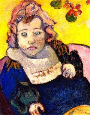 Child with Bib by Oil Painting Reproduction