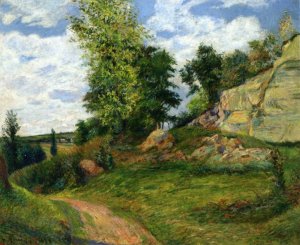 Chou Quarries at Pontoise - I by Oil Painting Reproduction