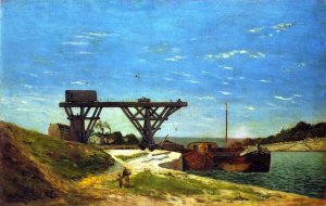 Crane of the Banks of the Seine by Oil Painting Reproduction