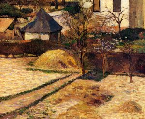 Garden View, Rouen by Oil Painting Reproduction