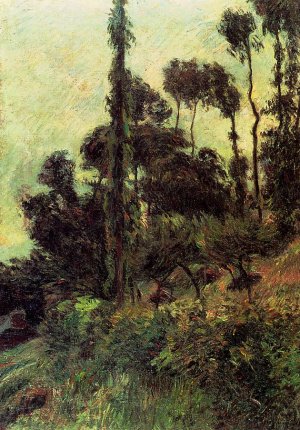 Hillside by Oil Painting Reproduction