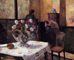 Interior of the Painter's House, rue Carcel by Oil Painting Reproduction