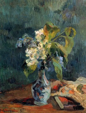 Lilac Bouquet by Oil Painting Reproduction