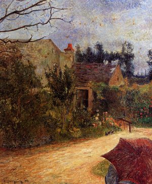 Pissarro's Garden, Quai du Pothuis, Pontoise by Oil Painting Reproduction