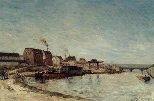 Port de Grenelle by Oil Painting Reproduction