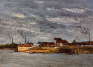 Port de Javel by Oil Painting Reproduction