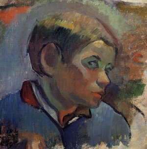 Portrait of a Little Boy by Oil Painting Reproduction