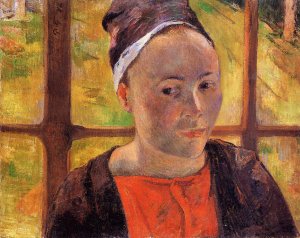 Portrait of a Woman Marie Lagadu by Oil Painting Reproduction