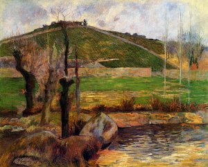 River Aven Below Mount Sainte-Marguerite by Oil Painting Reproduction