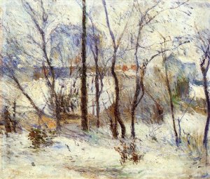 Snow at Vaugirard by Oil Painting Reproduction