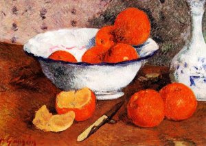 Still Life with Oranges by Oil Painting Reproduction