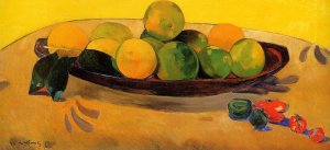 Still Life with Tahitian Oranges by Oil Painting Reproduction