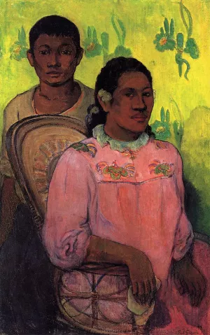 Tahitian Woman and Boy