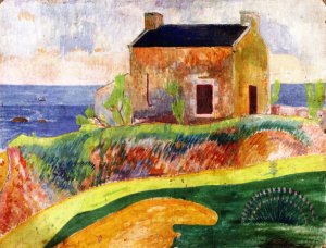 The House at Pendu by Oil Painting Reproduction