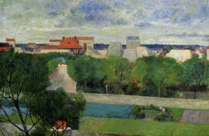 The Market Gardens of Vaugirard by Oil Painting Reproduction