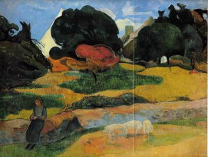 The Swineherd by Oil Painting Reproduction