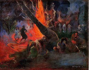 Upaupa also known as Fire Dance by Oil Painting Reproduction