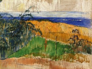 View of the Beach at Bellangenay by Oil Painting Reproduction