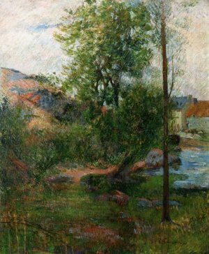 Willow by the Aven by Oil Painting Reproduction